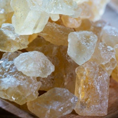 Gult kinesisk steinsukker (Huang Bing Tang)